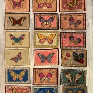 Colorful Butterfly Vintage Cigar Felts